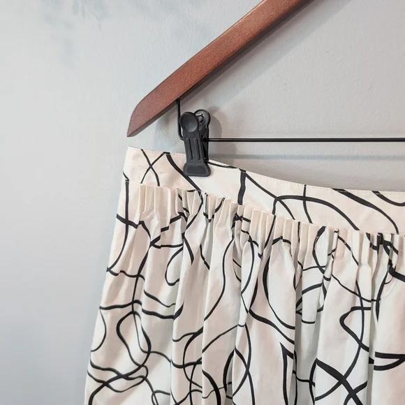 Maeve Black and Orange Skirt Knee-Length - Picture 3 of 9